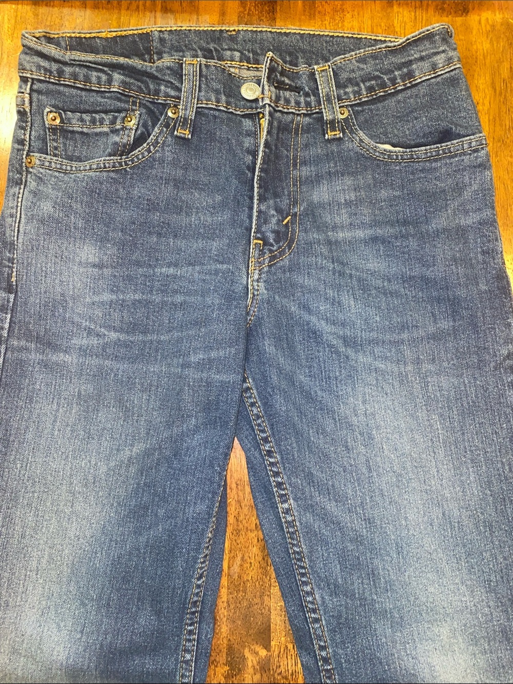 Levi's Jeans 511 Straight Leg in Dark Blue - Picture 4 of 7
